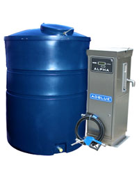 1800 litre adblue dispensing unit